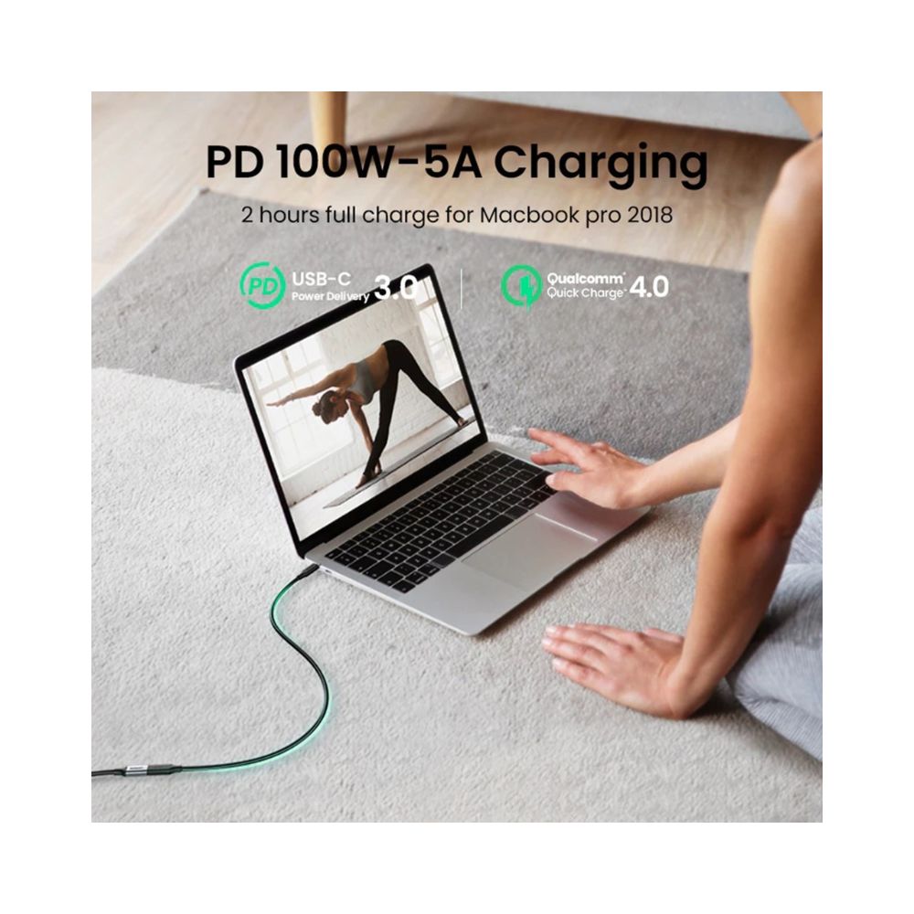 Ugreen 10387 USB-C/M to USB-C/F Gen2 5A Extension Cable 1m Ugreen 10387 USB-C/M to USB-C/F Gen2 5A Extension Cable 1m